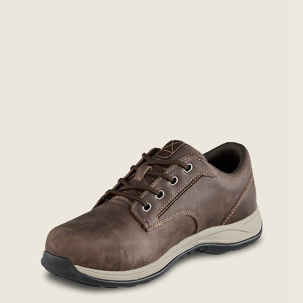 Oxford Dame - Red Wing Comfortpro - Safety Toe - Mørkegrå - RJKSXB-839